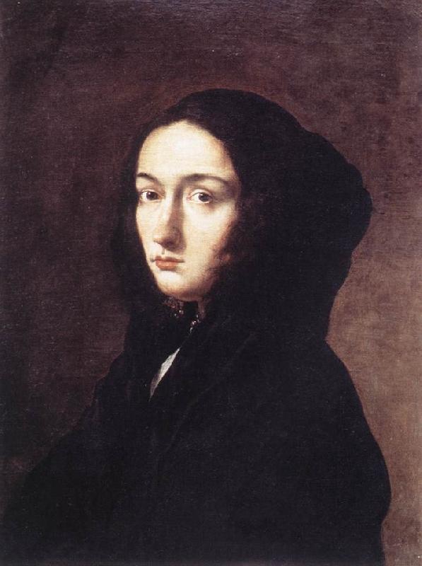 ROSA, Salvator Portrait of the Artist's Wife Lucrezia af France oil painting art